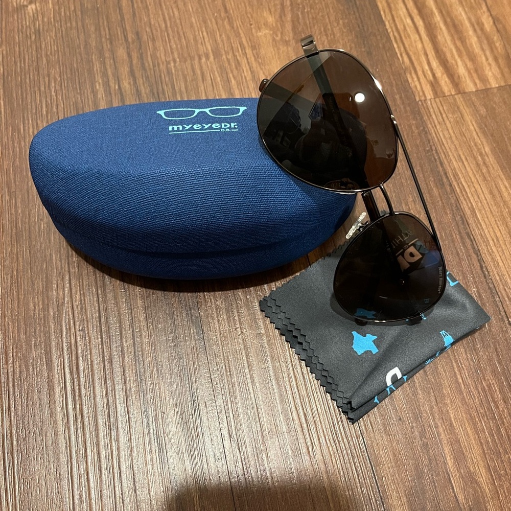 Marc Hunter Sunglasses Aviator Brown